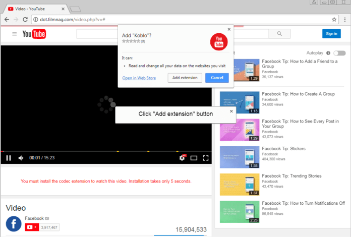 FacexWorm - Malicious Chrome Extension Spreads via Facebook Messenger